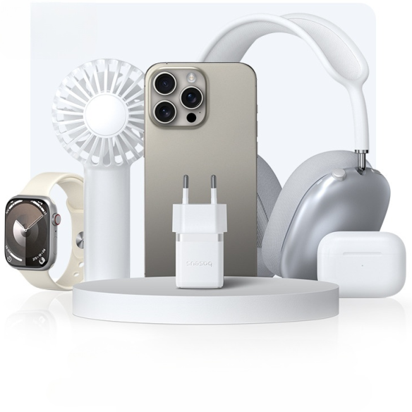 Baseus Palm Szybka Ładowarka Sieciowa C+U 30W EU Moon White