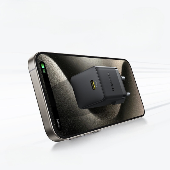 Baseus Palm Szybka Ładowarka Sieciowa 1C 20W EU Cluster Black