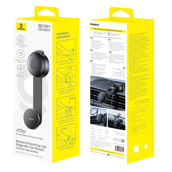 OS-Baseus PrimeTrip C02 Uchwyt Magnetyczny na kokpit Version Cosmic Black