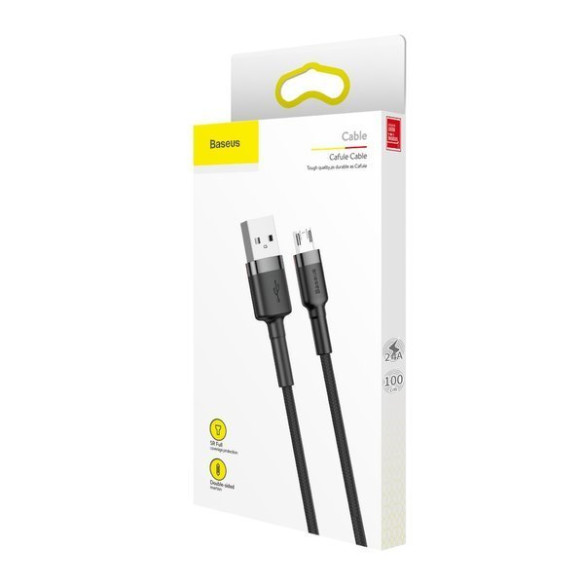 Baseus Cafule | Kabel USB - Micro dwustronny Quick Charge 2.4A 100cm 