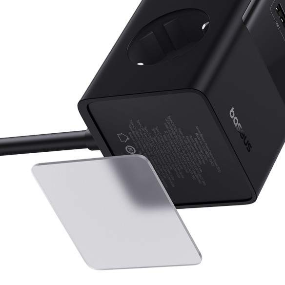 Baseus PowerCombo Listwa Zasilająca 1.5m EU Cluster Black