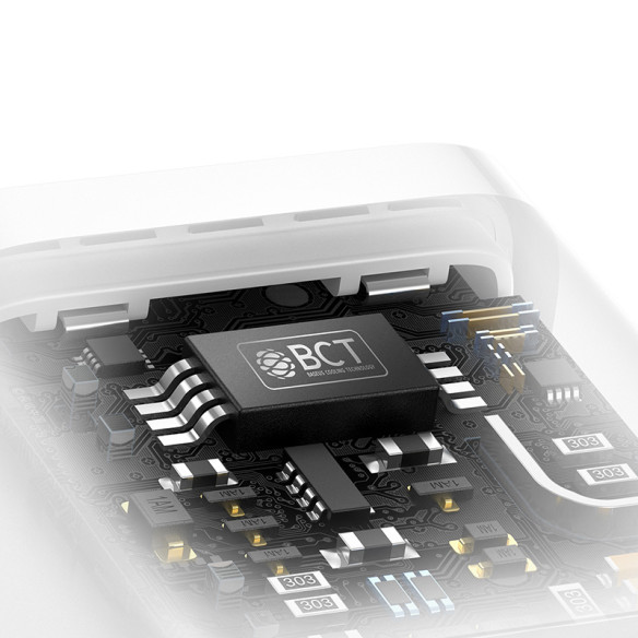 Baseus GaN5 Szybka Ładowarka Sieciowa Mini 1C 30W EU Moon White