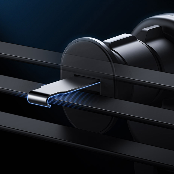 Baseus Stable Gravitional | Uchwyt samochodowy z ładowaniem bezprzewodowym Qi 15W do kratki nawiewu