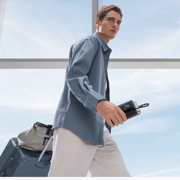 Baseus Free2Pull Power Bank with Retractable Cable 10000mAh 30W Cosmic Black