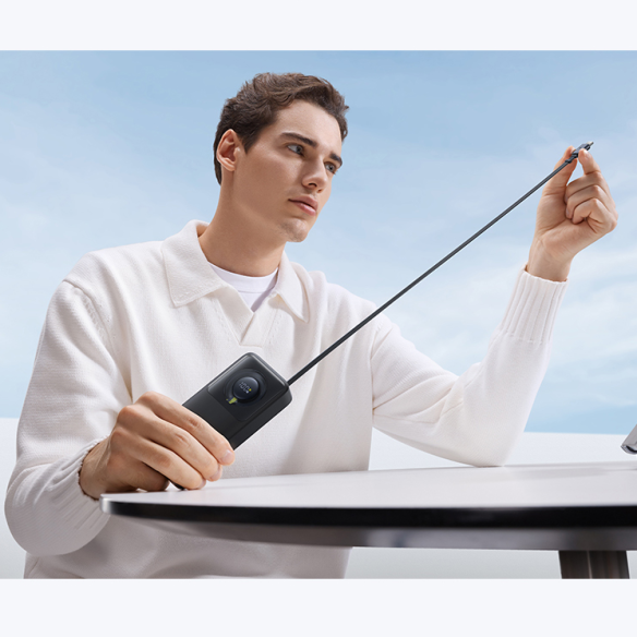 Baseus Free2Pull Power Bank with Retractable Cable 10000mAh 30W Cosmic Black