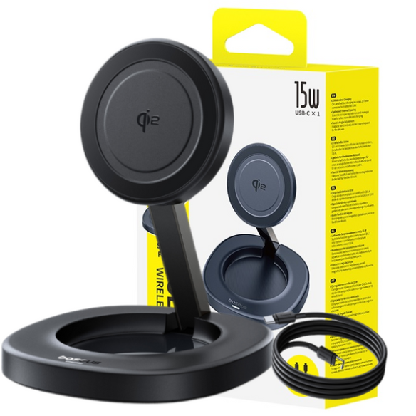 Baseus EnerFill FF11 Foldable Ładowarka Bezprzewodowa 15W Cosmic Black