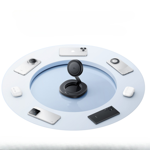 Baseus EnerFill FF11 Foldable Ładowarka Bezprzewodowa 15W Cosmic Black