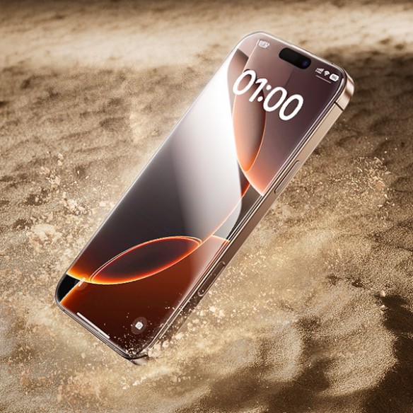 Baseus Full-View 3D HD Hot-Bending Szkło Hartowane iP 16 Pro Max Clear