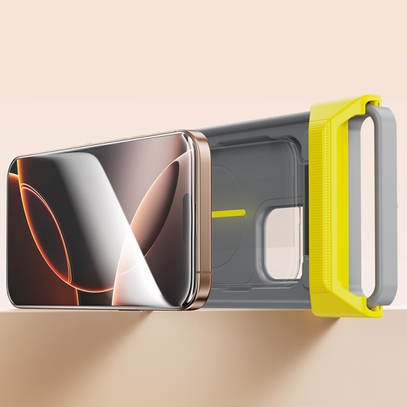 Baseus Full-View 3D HD Hot-Bending Szkło Hatowane iP 16 Pro Clear