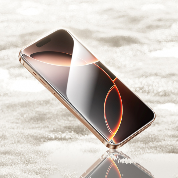 Baseus Full-View 3D HD Hot-Bending Szkło Hatowane iP 16 Pro Clear