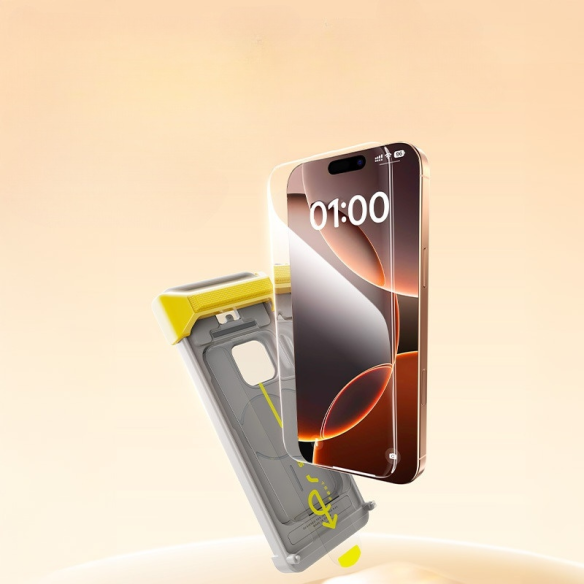 Baseus Full-View 3D HD Hot-Bending Szkło Hatowane iP 16 Pro Clear