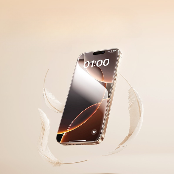 Baseus Full-View 3D HD Hot-Bending Szkło Hatowane iP 16 Pro Clear