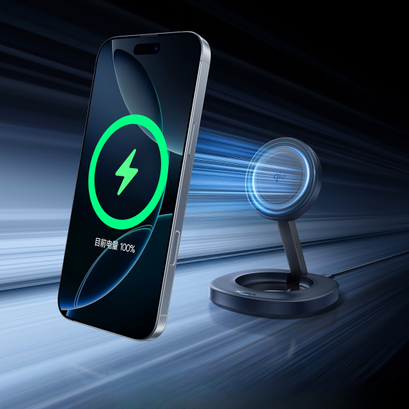 Baseus EnerFill FF11 Foldable Wireless Charger 15W Cosmic Black 