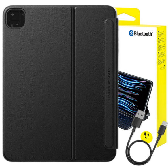 Baseus Brilliance KA3 Detachable Keyboard Case for Pad Pro 11" (2018/2020/2021/2022)Cosmic Black