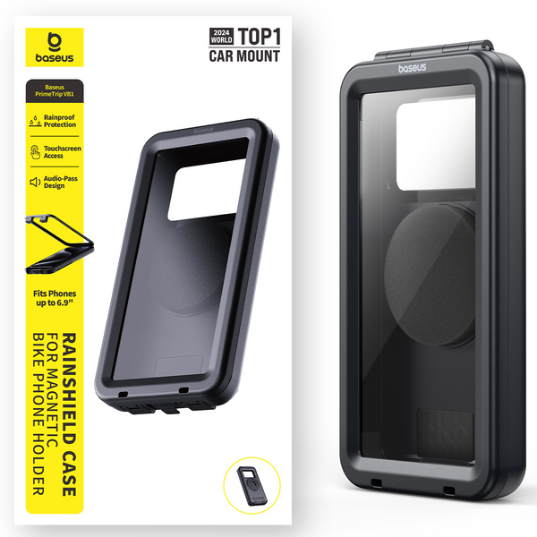 Baseus PrimeTrip VB1 Etui Wodoodporne Bike Handlebar Mount Cosmic Black