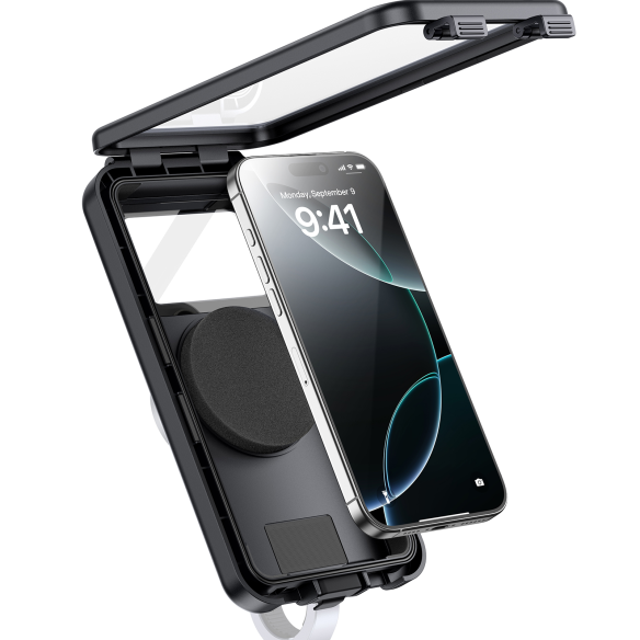 Baseus PrimeTrip VB1 Etui Wodoodporne Bike Handlebar Mount Cosmic Black