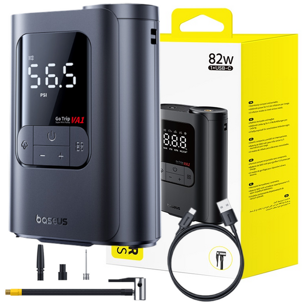Baseus GoTrip VA1 Super Mini Kompresor 19-Cylinder Cosmic Black