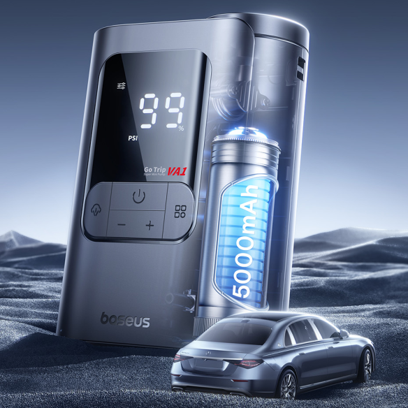 Baseus GoTrip VA1 Super Mini Kompresor 19-Cylinder Cosmic Black