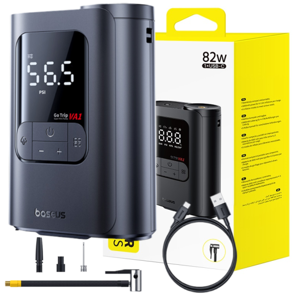 Baseus GoTrip VA1 Super Mini Kompresor 19-Cylinder Cosmic Black