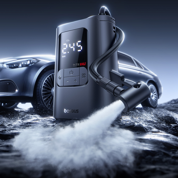 Baseus GoTrip VA1 Super Mini Kompresor 22-Cylinder Cosmic Black	