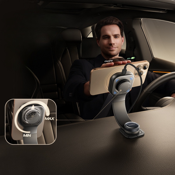 Baseus PrimeTrip C03Pro Uchwyt z Ładowaniem Indukcyjnym