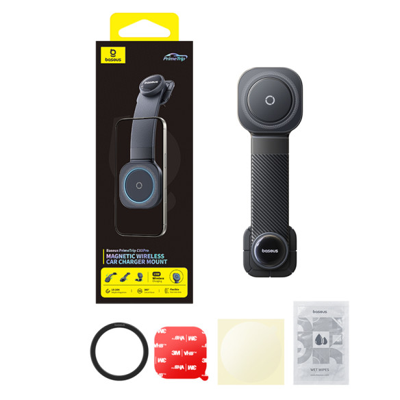 Baseus PrimeTrip C03Pro Uchwyt z Ładowaniem Indukcyjnym