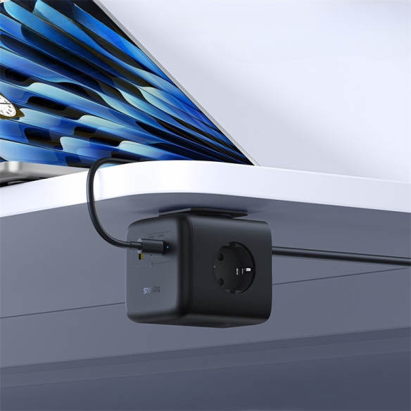 OS-Baseus EnerFill FA11 Kostka Ładująca 3AC+1U+1C 67W 1.5m EU Cosmic Black