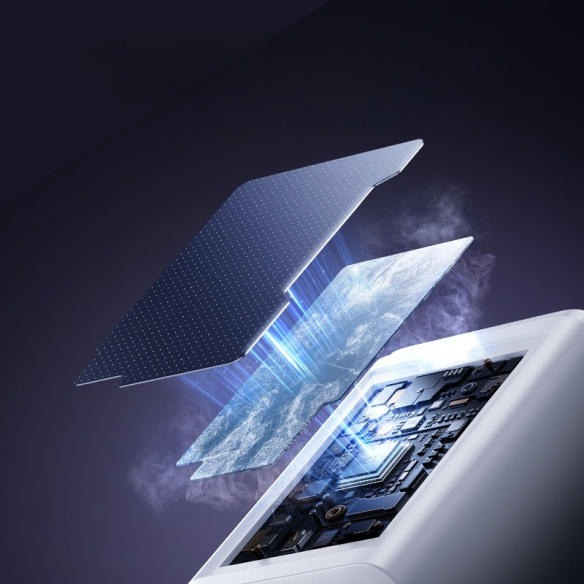 OS-Baseus EnerFill FE11 Szybka Ładowarka Sieciowa 2C+U 100W EU Moon White