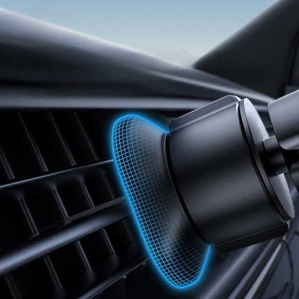 OS-Baseus Metal Age Go Uchwyt Grawitacyjny Do Kratki Outlet Version Cosmic Black