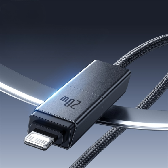 Baseus Versatile Two-for-Two Fast Kabel 4w1 U+C to C+L 60W 1m Cosmic Black