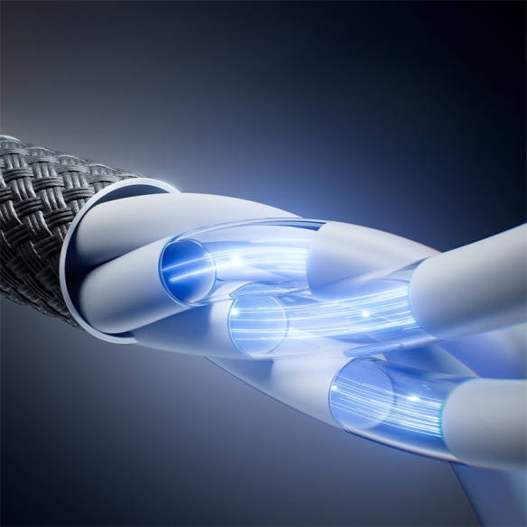 Baseus Versatile Two-for-Two Fast Kabel 4w1 U+C to C+L 60W 1m Cosmic Black