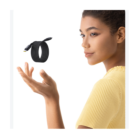 Baseus PicoGo Magnetyczny Kabel USB-C to USB-C 240W 1m Cosmic Black