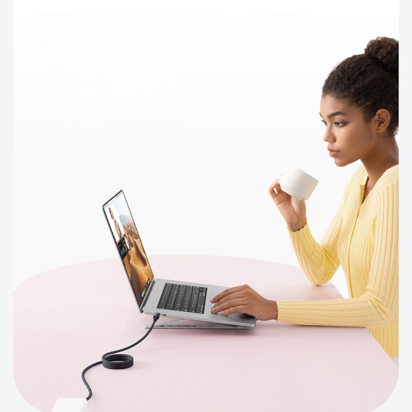 Baseus PicoGo Magnetyczny Kabel USB-C to USB-C 240W 1m Cosmic Black