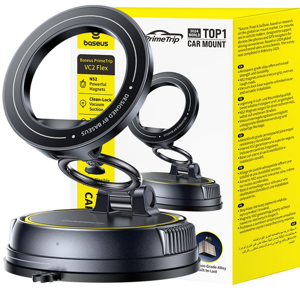 PrimeTrip VC2 Magnetyczny Uchwyt Samochodowy CosmicBlack