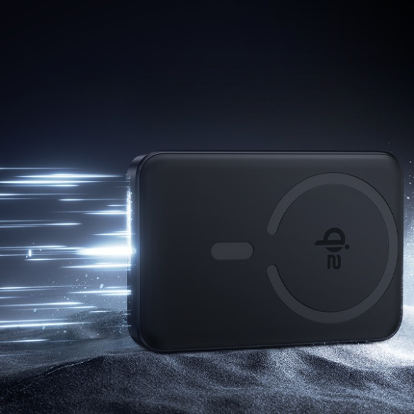 OS-Baseus EnerFill FM12 Qi2 Magnetic Power Bank 10000mAh 22.5W Cosmic Black