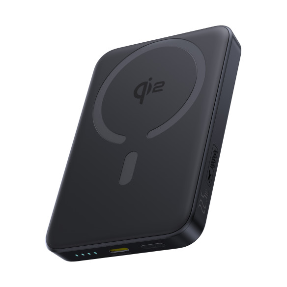 OS-Baseus EnerFill FM12 Qi2 Magnetic Power Bank 10000mAh 22.5W Cosmic Black