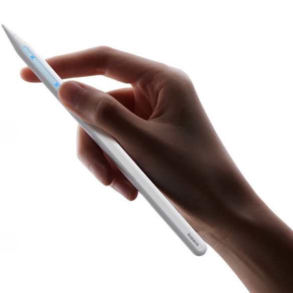 Baseus Rysik PS3 Pro 360° Touch Operation Wired Charging Stylus Moon White