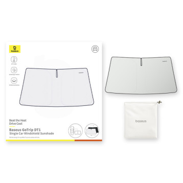 Baseus GoTrip DT1 Osłona Przeciwsłoneczna Do Auta Cluster Black