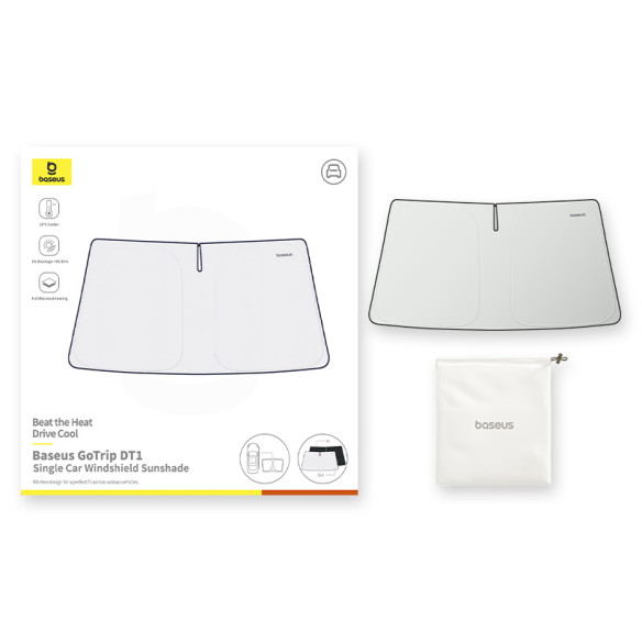 Baseus GoTrip DT1 Osłona Przeciwsłoneczna Do Auta Cluster Black