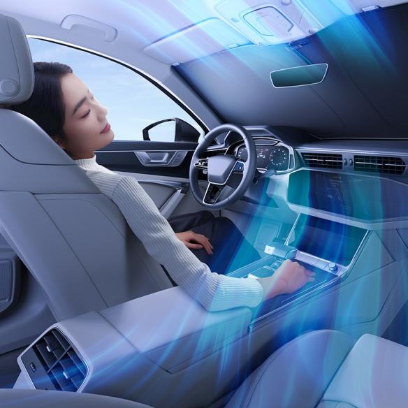 Baseus GoTrip DT1 Osłona Przeciwsłoneczna Do Auta Cluster Black