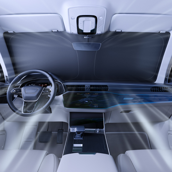 Baseus GoTrip DT1 Osłona Przeciwsłoneczna Do Auta Cluster Black