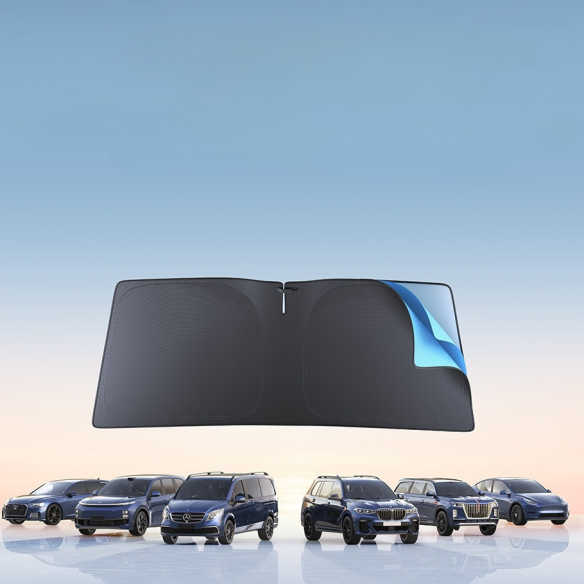 Baseus GoTrip DT1 Osłona Przeciwsłoneczna Do Auta Cluster Black