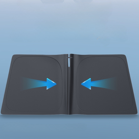 Baseus GoTrip DT1 Osłona Przeciwsłoneczna Do Auta Cluster Black