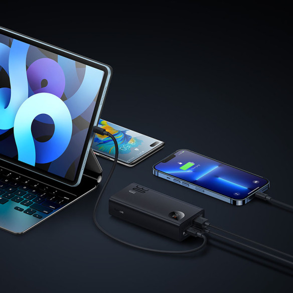 Baseus Adaman2 Digital Display Fast Charge Power Bank 10000mAh 30W Black