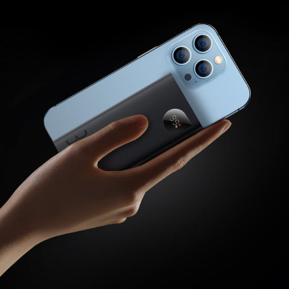 Baseus Adaman2 Digital Display Fast Charge Power Bank 10000mAh 30W Black