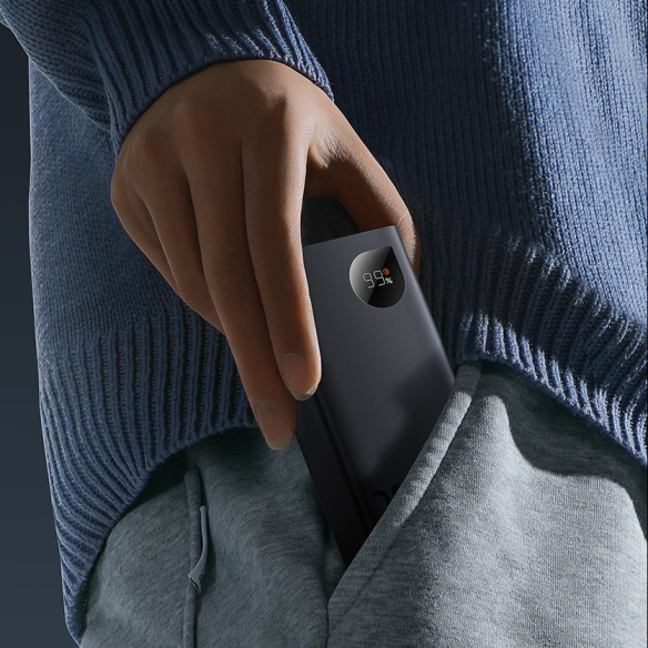 Baseus Adaman2 Digital Display Fast Charge Power Bank 10000mAh 30W Black