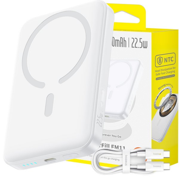 Baseus EnerFill FM11 Ultra-Mini Magnetic Power Bank 10000mAh 22.5W