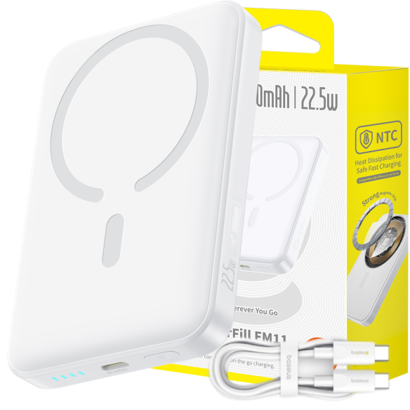 Baseus EnerFill FM11 Ultra-Mini Magnetic Power Bank 10000mAh 22.5W