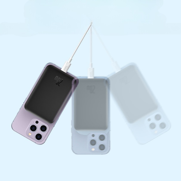 Baseus Magnetic Mini Air Wireless Fast Charge Power Bank 10000mAh 20W Cluster Black