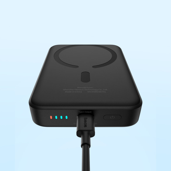 Baseus Magnetic Mini Air Wireless Fast Charge Power Bank 10000mAh 20W Cluster Black